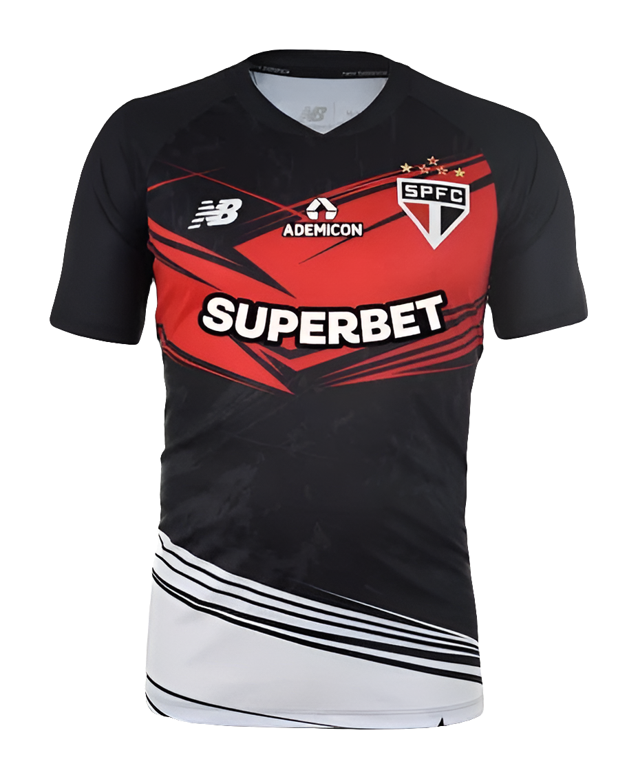 Camiseta São Paulo 25/26 Portero - Negra - Versión Aficionado