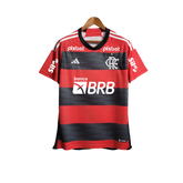 Camiseta Flamengo 23/24 I Casa - Todos los Patrocinios - Versión Aficionado