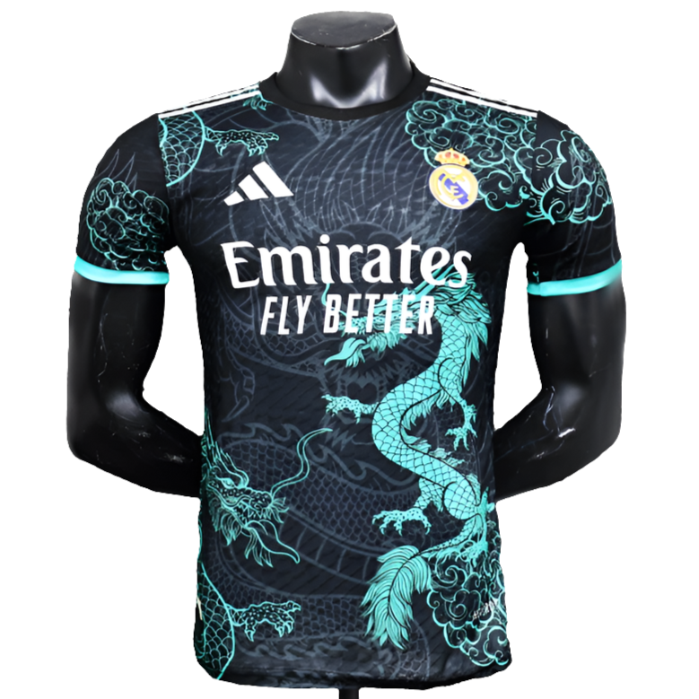 Camiseta Real Madrid 25/26 Edición Especial - Negra y Azul Celeste - Versión Jugador