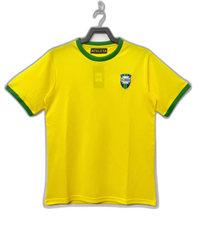 Camiseta Brasil 1970 I Casa - Versión Retro