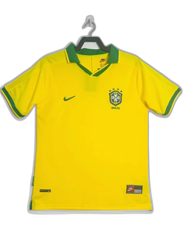 Camiseta Brasil 1997 I Casa - Versión Retro