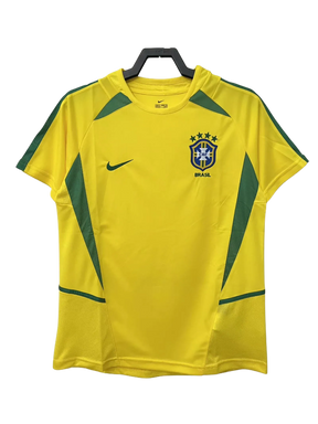 Camiseta Brasil 2002 I Casa - Versión Retro