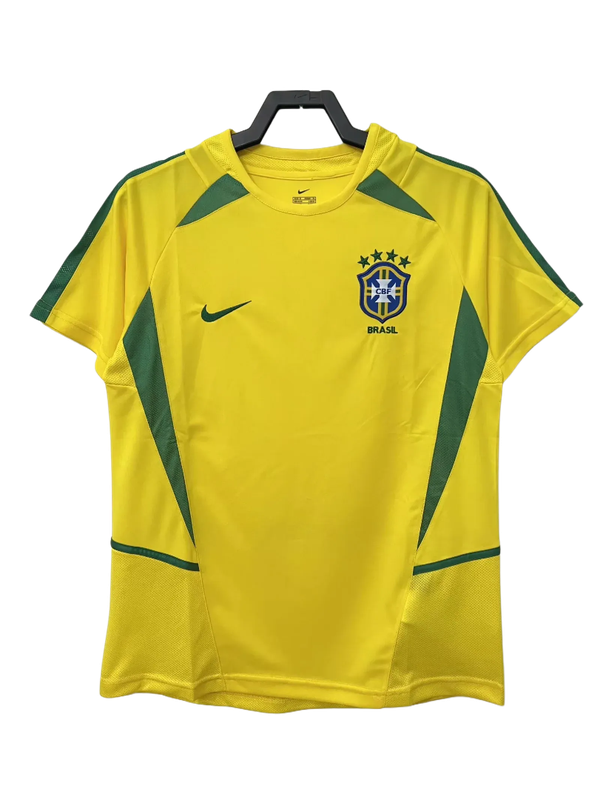 Camiseta Brasil 2002 I Casa - Versión Retro
