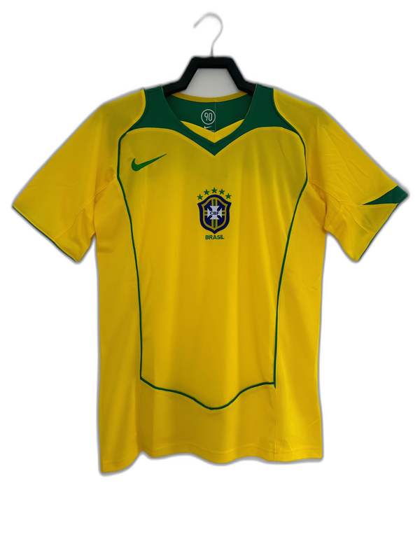 Camiseta Brasil 2004 I Casa - Versión Retro