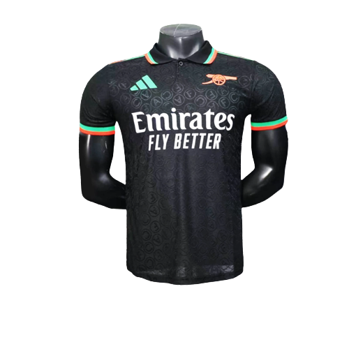 Camiseta Arsenal 25/26 Entrenamiento - Negra - Versión Jugador
