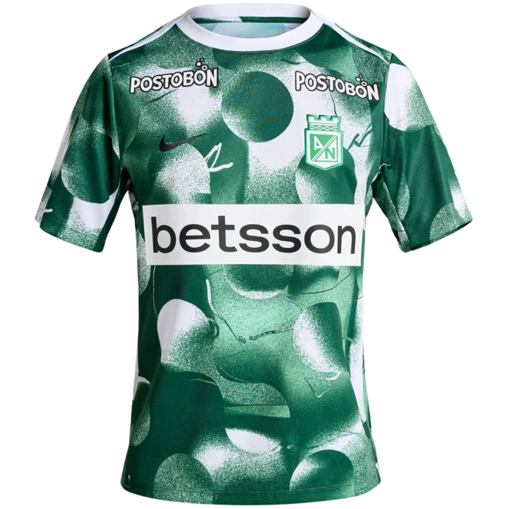 Camiseta Atlético Nacional 25/26 Pre-Partido - Versión Aficionado