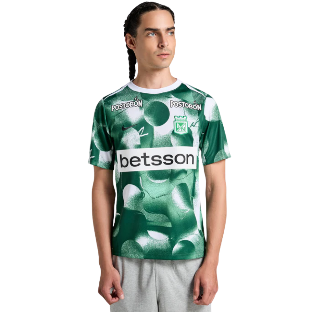 Camiseta Atlético Nacional 25/26 Pre-Partido - Versión Aficionado