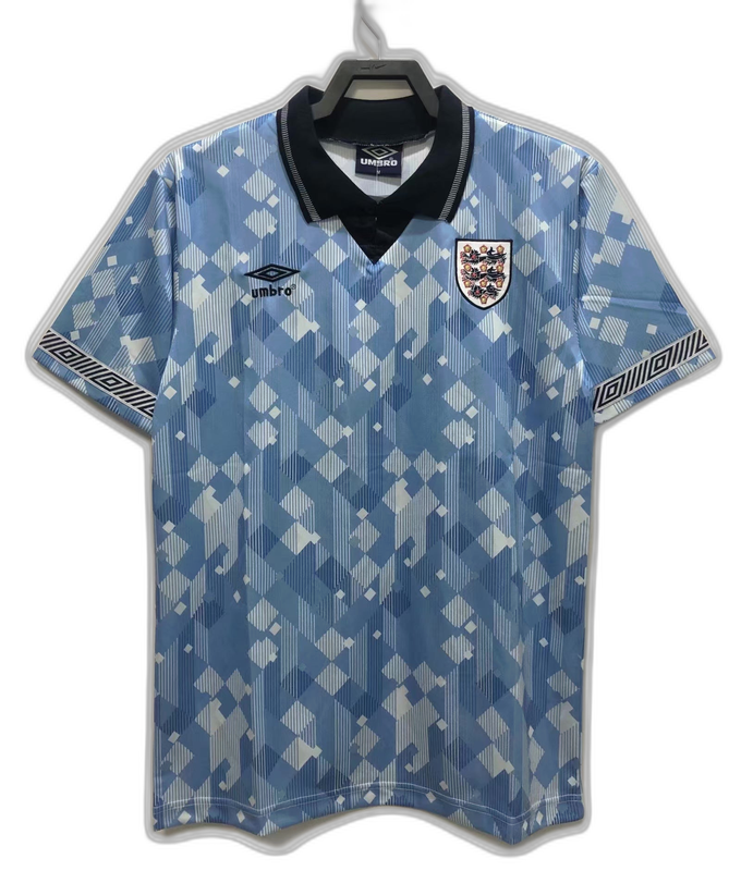 Camiseta Inglaterra 1990 Edición Azul - Versión Retro