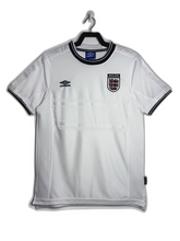 Camiseta Inglaterra 99/01 I Casa - Versión Retro