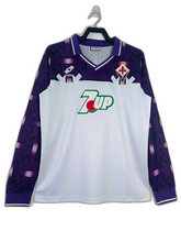 Camiseta Fiorentina 92/93 II Visitante - Manga Larga Versión Retro