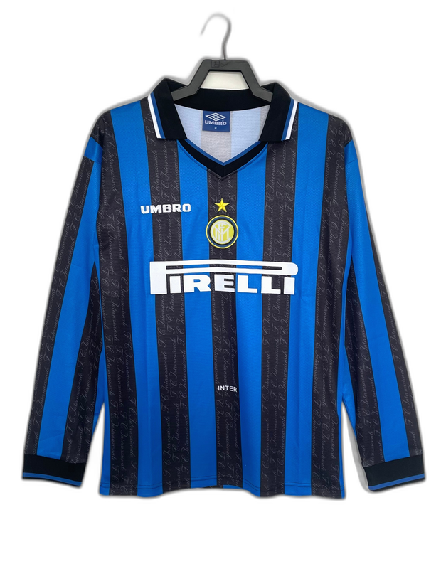 Camiseta Inter de Milán 97/98 I Casa - Manga Larga Versión Retro