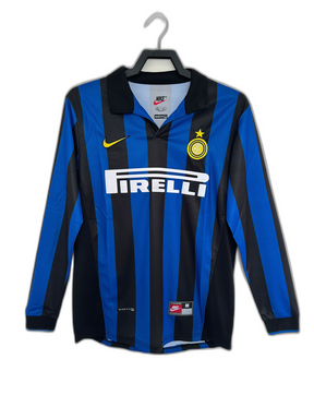 Camiseta Inter de Milán 98/99 I Casa - Manga Larga Versión Retro