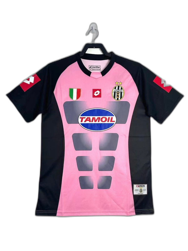 Camiseta Juventus 02/03 Portero Rosa - Versión Retro