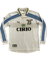 Camiseta Lazio 00/01 II Visitante Manga Larga - Versión Retro