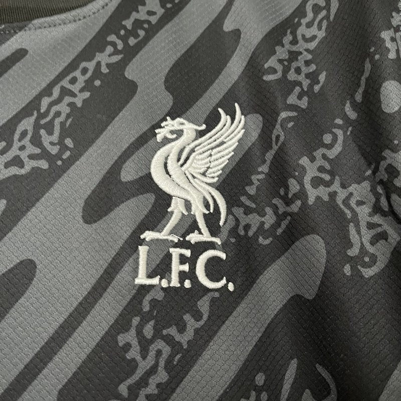 Camiseta Liverpool 24/25 Portero Negro - Versión Aficionado