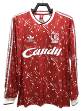 Camiseta Liverpool 89/91 I Casa - Manga Larga Versión Retro