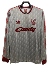 Camiseta Liverpool 89/91 II Visitante - Manga Larga Versión Retro