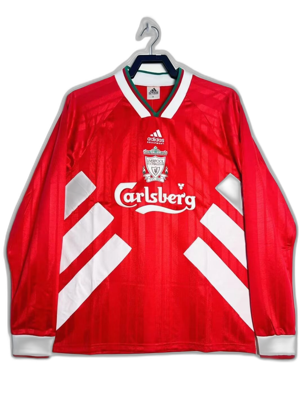 Camiseta Liverpool 93/95 I Casa - Manga Larga Versión Retro