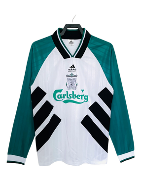 Camiseta Liverpool 93/95 II Visitante - Manga Larga Versión Retro