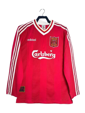Camiseta Liverpool 95/96 I Casa - Manga Larga Versión Retro