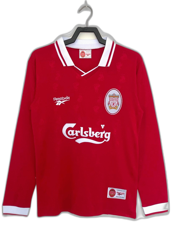Camiseta Liverpool 96/97 I Casa - Manga Larga Versión Retro