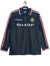 Camiseta Manchester United 1998 Portero Negro - Versión Retro