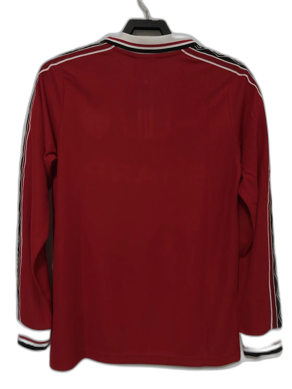 Camiseta Manchester United 1998 I Casa - Manga Larga Versión Retro