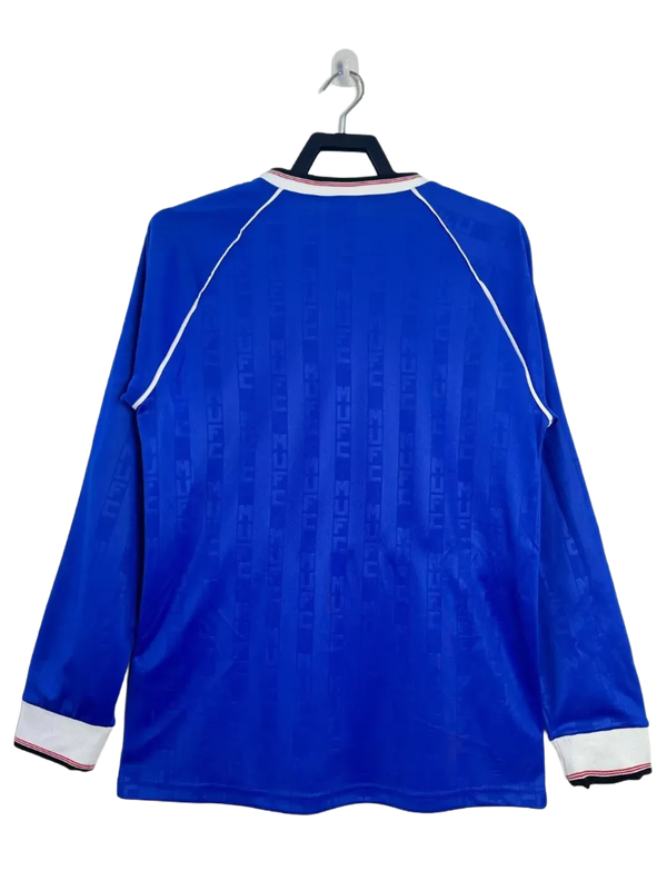 Camiseta Manchester United 88/90 II Visitante - Manga Larga Versión Retro