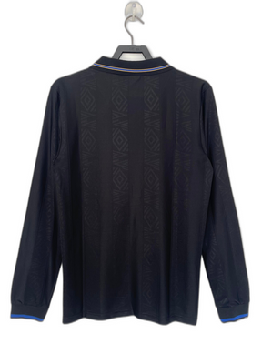 Camiseta Manchester United 93/94 Negro - Manga Larga Versión Retro