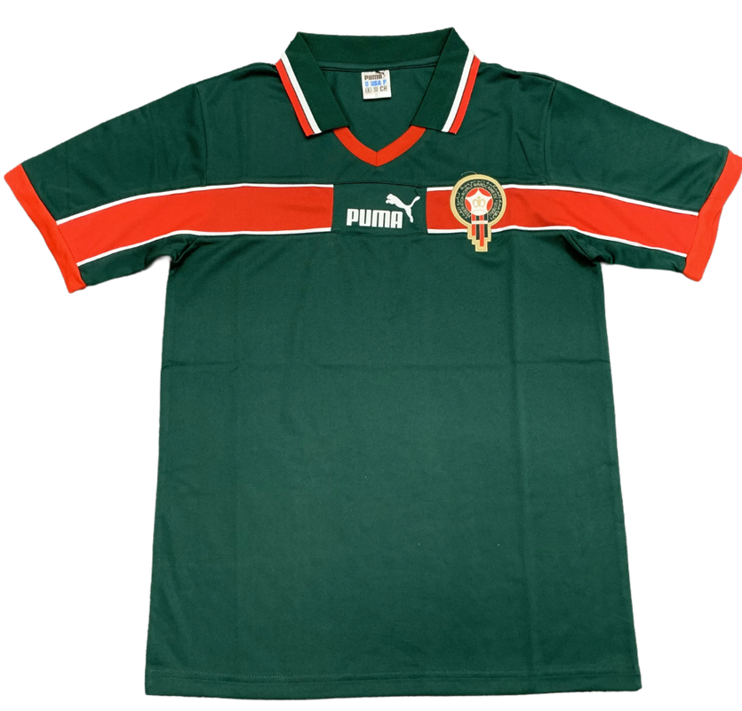 Camiseta Marruecos 1998 I Casa - Versión Retro