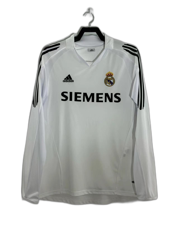 Camiseta Real Madrid 05/06 I Casa - Manga Larga Versión Retro