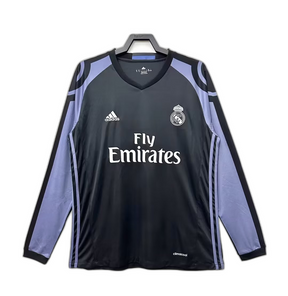 Camiseta Real Madrid 16/17 III Tercera - Manga Larga Versión Retro