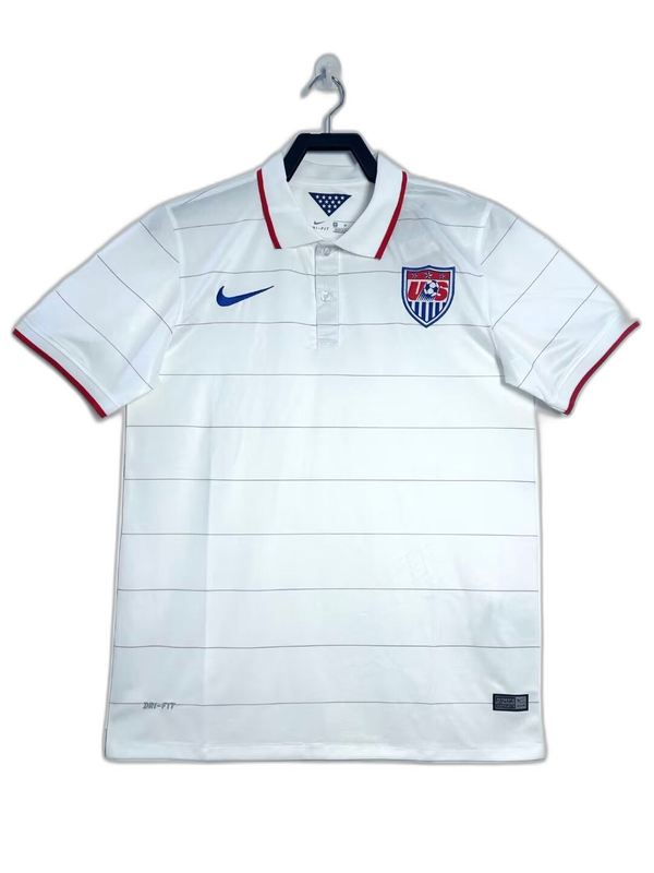 Camiseta Estados Unidos 2014 Blanco - Versión Retro